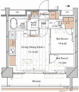 ブランシエスタ木場 105 間取り図