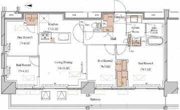 ブランシエスタ木場 310 間取り図