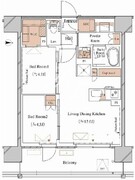 ブランシエスタ木場 312 間取り図
