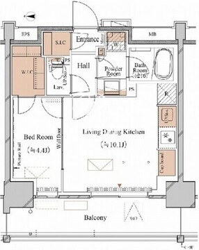 ブランシエスタ木場 509 間取り図