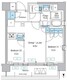 プレディアコート三軒茶屋 703 間取り図