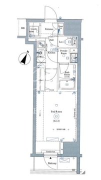アークマーク渋谷初台 703 間取り図