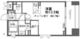 カスタリア大森 904 間取り図