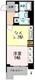 カスタリア大森3 407 間取り図