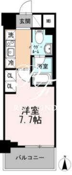 カスタリア大森3 506 間取り図