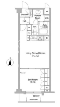 コンフォリア目黒長者丸 403 間取り図