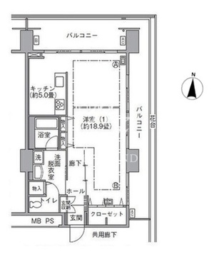 東雲キャナルコートCODAN 17-604 間取り図