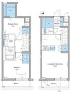 ルフォンリヴェント杉並永福 108 間取り図