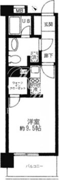 プライムアーバン用賀 102 間取り図