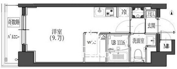 エスレジデンス東日暮里 702 間取り図