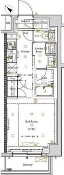 アークマーク東大井 201 間取り図