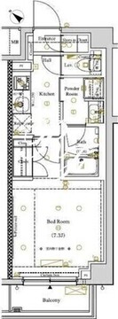 アークマーク東大井 310 間取り図