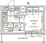 アークマーク東大井 410 間取り図