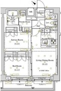 アークマーク東大井 501 間取り図 ?>