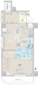 ルーブル上板橋 404 間取り図