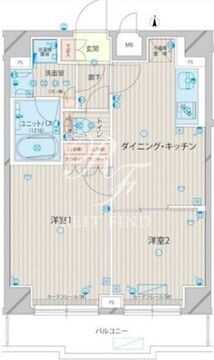 ルーブル上板橋 603 間取り図