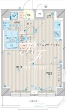 ルーブル上板橋 501 間取り図