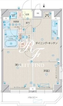 ルーブル上板橋 301 間取り図