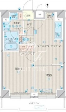ルーブル上板橋 506 間取り図