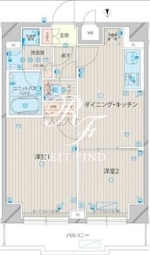 ルーブル上板橋 306 間取り図