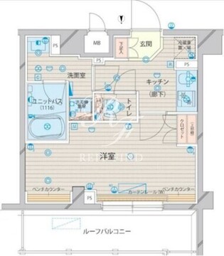 ルーブル上板橋 508 間取り図