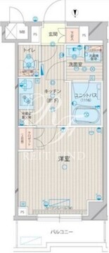 ルーブル上板橋 409 間取り図