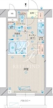ルーブル上板橋 407 間取り図