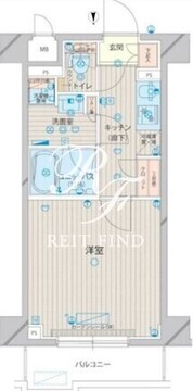 ルーブル上板橋 307 間取り図