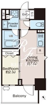 クラシアム文京白山 704 間取り図