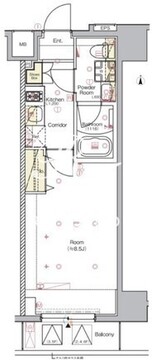 シーフォルム三ノ輪 405 間取り図