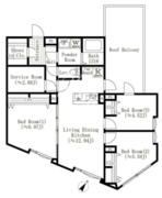エディット西池袋 502 間取り図 ?>