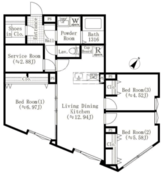 エディット西池袋 302 間取り図 ?>