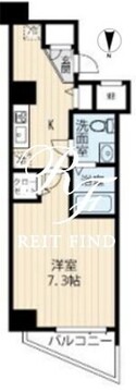 アルコバレーノ武蔵小山 308 間取り図