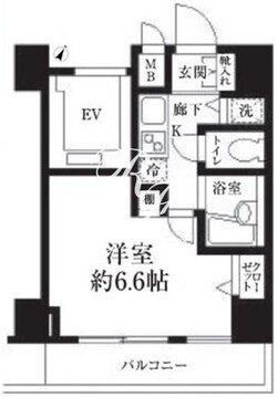 HF東日本橋レジデンス 506 間取り図