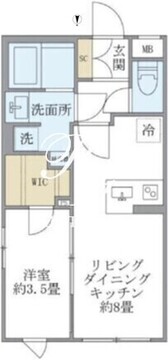 コンポジット目黒鷹番 104 間取り図
