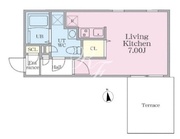 グランパセオ明大前2 102 間取り図 ?>