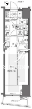 ズーム都庁前 1103 間取り図