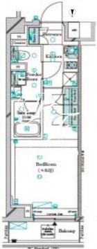 ガリシア大島 302 間取り図