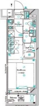 ガリシア大島 603 間取り図