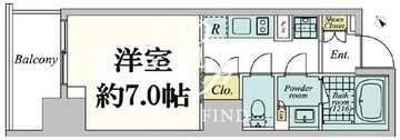 クレストコート中野 701 間取り図