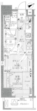 日神デュオステージ浅草三筋 603 間取り図