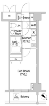 コンフォリア豊洲 223 間取り図