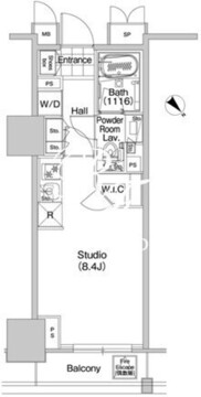 コンフォリア蒲田 310 間取り図
