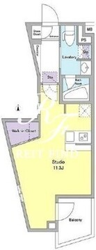 アジールコート西馬込 301 間取り図