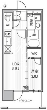 シーズンフラッツ新御徒町イースト 402 間取り図