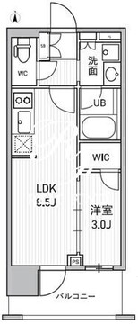 シーズンフラッツ新御徒町イースト 1202 間取り図