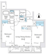 クラリティア板橋本町 501 間取り図 ?>