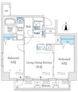 クラリティア板橋本町 601 間取り図 ?>