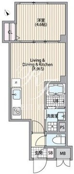 エルファーロ恵比寿 302 間取り図