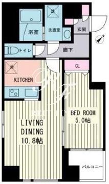 ウィステリア日本橋馬喰町 601 間取り図